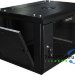 Шкаф настенный 19 дюймов 6U 600х350х368 GYDERS GDR-66035B, стеклянная дверь черный