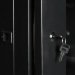 Шкаф настенный 19" 9U 600x350x501 GYDERS GDR-96035B стеклянная дверь черный