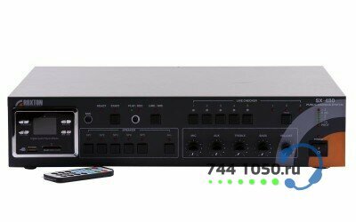 Автоматическая система оповещения-USB-проигрыватель-тюнер-усилитель Roxton SX-480